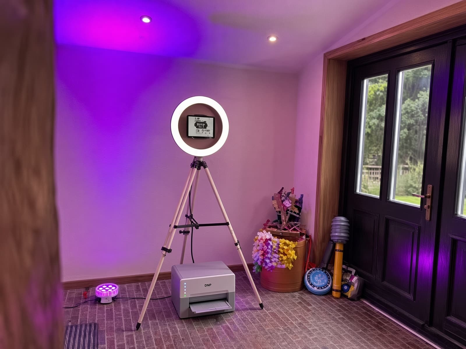 Fotobox mit Ringlicht und Drucker von DJ Service OWL
